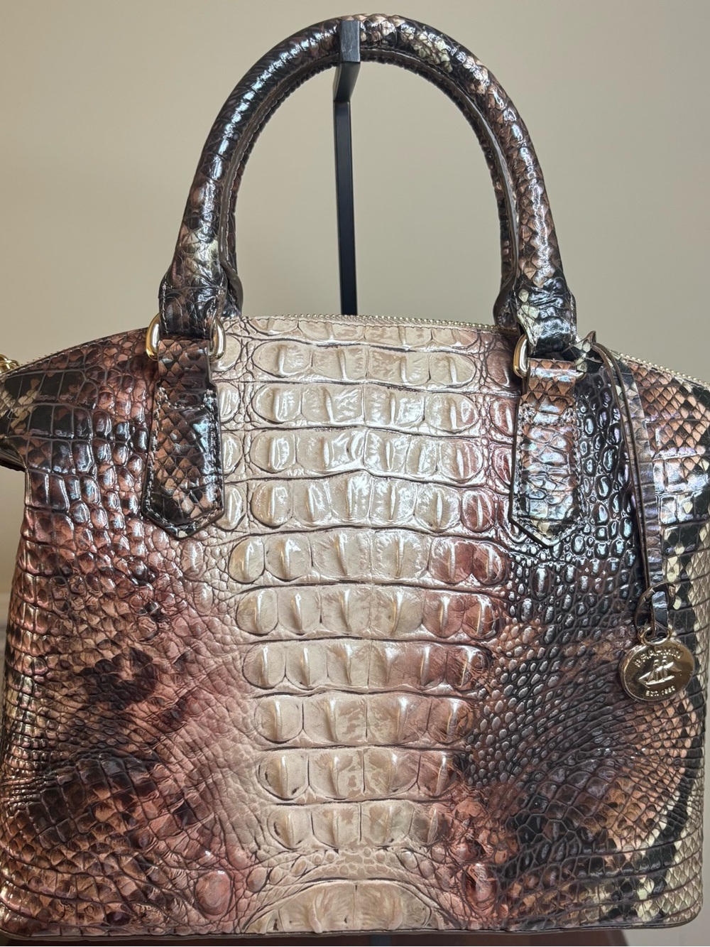 Brahmin medium Duxbury in Diamondback Ombre NWT